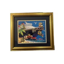 Disney Cruise Line Mickey And The Gang Sprucing Up The Ship Framed Pin Set - £209.61 GBP