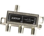 Antop Low-Loss 3 Way Coaxial Splitter For Tv Antenna And Satellite 18K G... - $31.99