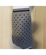 Japanese Pisaneelo Polka Dot Wool Blended Skirt Gray &amp; Brown Made In JP - $79.70 CAD