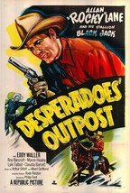 Desperadoes&#39; Outpost Original 1952 Vintage One Sheet - $550.00