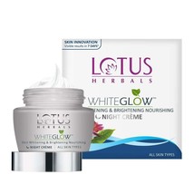 Lotus Herbals Blanco Glowskin Blanqueamiento Y Brillo Nutritivo Noche Crema 60gm - £16.21 GBP