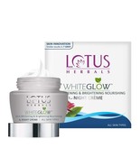 Lotus Herbals Blanco Glowskin Blanqueamiento Y Brillo Nutritivo Noche Cr... - £16.17 GBP
