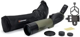 Celestron Ultima 80 Angled Spotting Scope With Smartphone Adapter,, And Hunting. - $303.93