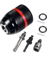 Keyless Drill Chuck For Milwaukee,1/2-20Unf Mount 1.5-13Mm Self-Tighten ... - $681.31 MXN