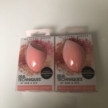 2-Pack Real Techniques Miracle Powder Sponge For Powder Makeup - £8.78 GBP