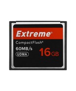 Extreme 16Gb Compact Flash Memory Card Udma Speed Up To 60Mb/S Slr Camer... - £29.89 GBP