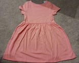 New 5t Dress Cat &amp; Jack Neon Peach Short Sleeve - $10.88