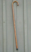 Classic Red Hue Wood Wooden Cane Walking Stick w Rubber Tip Approx. 36-3/4&quot; - $34.64