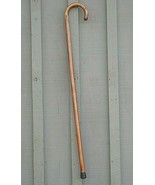 Classic Red Hue Wood Wooden Cane Walking Stick w Rubber Tip Approx. 36-3/4&quot; - £27.75 GBP