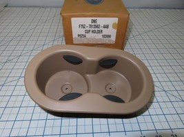 Ford F75Z-7813562-AAB Cup Holder Insert 2nd Row Beige OEM NOS - £18.93 GBP