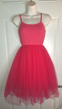 Super Cute Dudu Cream Barbie style Pink Dress Fully Lined Layer tooled Tutu - $12.34