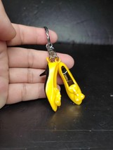 Vintage Showa Retro Woman&#39;s Paris Shoes High Heel Keychain Keyring - $16.50