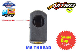 NYLON STRUT SUPPORT END FITTING: 10mm Socket M6x1.0 PA66 FREE USA SHIPPING! - $6.19