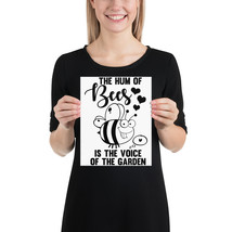 the hum of bees is the voice of the garden fun 8x 10 poster - £15.10 GBP