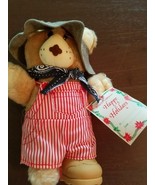 VINTAGE 1986 DUDLEY FURSKIN BEAR DISTRIBUTED BY WENDY&#39;S OLD FASHIONED HA... - €12,84 EUR