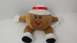 Leonards Bakery Honolulu Hawaii Malasada Babies plush donut wearing straw hat - £39.14 GBP