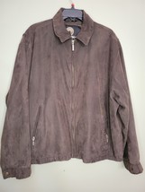 Men&#39;s Weatherproof Soft Brown Zipper Pocket Jacket Coat XL - £46.73 GBP