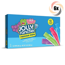 6x Packs Jolly Rancher Assorted Flavor Freezer Pops | 10 Pops Per Pack  | 1oz - £19.74 GBP