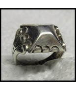 1930s Art Deco Sterling Ring Pyramid Design - €34,46 EUR