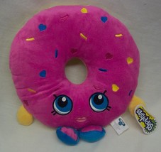 Shopkins Pink D&#39;lish Donut 11&quot; Pillow Plush Stuffed Animal Toy New - £15.65 GBP