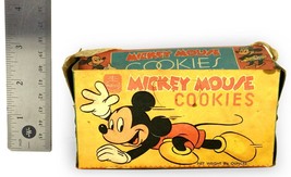 Vintage Mickey Mouse / Donald Duck (Empty) Cookies Box - Nabisco (Circa 1940&#39;s) - £111.24 GBP