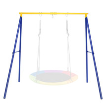 Stand All-Steel Metal Swing Extra Large Heavy Duty A-Frame Steel Swing Frame - £129.68 GBP