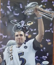 Joe Flacco Signed Baltimore Ravens 8x10 Photograph Super Bowl Champ COA NFL - $69.00