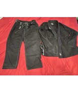 Gorilla Gear BJJ Gi Black Size B-3XL Brazilian Jiu Jitsu Uniform - $137.22 CAD