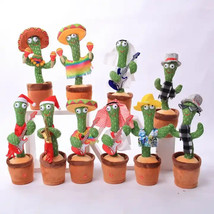 Dancing Cactus Plush Toy  Electronic Recording Shake With Song Repeat Talking - £11.94 GBP+
