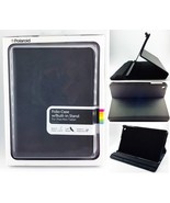 POLAROID APPLE IPAD MINI LEATHER FOLIO TABLET PC CASE BLACK BRAND NEW - $378.57 MXN