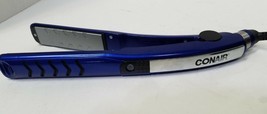 Conair Dark Blue Mini Wet Dry Styler Travel Hair Straightener Model C827V 1" - $16.95