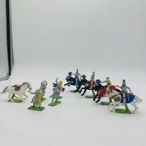 Britains LTD Soldiers Knights 1971 Lot 9 Toys England Painted Medieval F... - $38.61