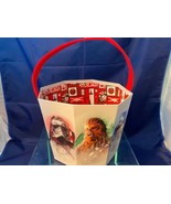 Star Wars Cardboard Easter Basket Bucket Halloween  7 1/2&quot; tall + Handle... - £5.34 GBP