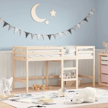 Kids&#39; Loft Bed with Ladder 80x200 cm Solid Wood Pine - £79.47 GBP