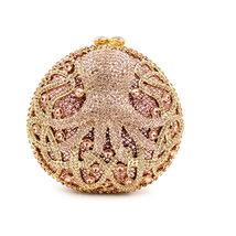 Octopus shape ladies prom party purse women evening clutch famous designer silve - £99.06 GBP