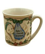 Kewpie Baby Girls Miniature Mug Cup by Rose O&#39;Neill Baby&#39;s First Christm... - $17.81