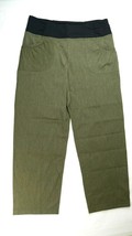 Prana Summit Pant Green Chakara Waistband Straight Leg Wms XL Short New - £34.60 GBP