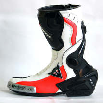DAB 0121 Motorcycle Racing Boots Motorbike Shoes Racing LEATHER Boots NEW - £94.80 GBP