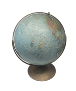 Replogle 12&quot; Land and Sea Globe On Tabletop Stand Vintage World Made In ... - £27.18 GBP