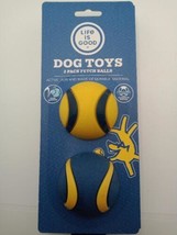 Life Is Good Dog Toys 2 Pack Fetch Balls - $13.55