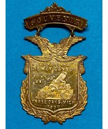 SOUVENIR MEDALLION UNVEILING DEWEY CANNON JUNE 28 THREE OAKS MICH. 1900, HM - $85.00