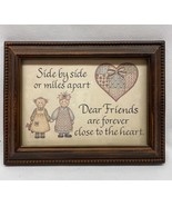 Babbling Brook Framed Quote/print 5x7 Side By Side / Friends Are Forever - $8.54