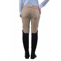 Equine Couture Ladies Oslo Knee Patch Breeches Safari size 34 image 5