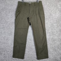 Flylow Ditch Pants Mens Large (30 x 29) Green Canvas Chino HIking Outdoors - £27.65 GBP