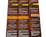 L&#39;Oreal Excellence creme Browns Extreme; permanent hair color;1.74oz; fo... - £12.63 GBP