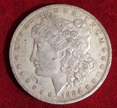 1884 - O  Morgan Silver Dollar -- Nice Detail - £66.88 GBP