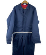 Topps Coveralls Large Tall Mens Mechanic Uniform Canvas Workwear USA Vin... - $881.72 MXN