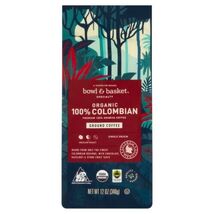BOWL AND BASKET SPECIALTY MEDIUM ROAST ORGANIC 100% COLOMBIAN GROUND COF... - $14.99