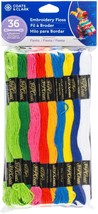 Coats &amp; Clark 6-Strand Embroidery Floss Value Pack 36/Pkg-Fiesta - $23.41