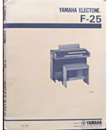 Yamaha Electone F-25 Organ Original Service Manual, Schematics, Parts Li... - $55.59 CAD